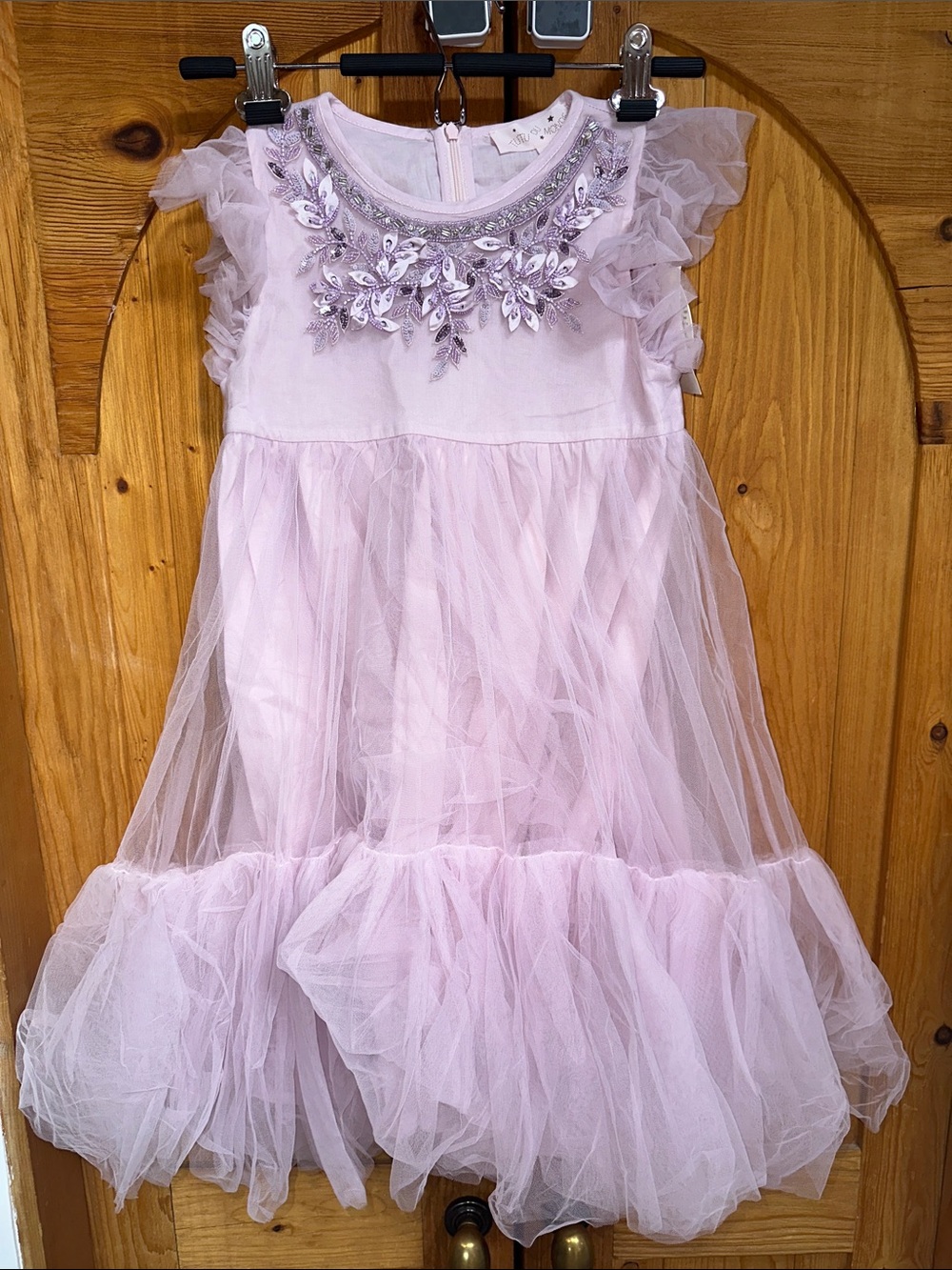 Tutu Du Monde Lilac Embellished Tulle Dress